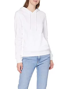 Build Your Brand Damski sweter z kapturem ze 100% bawełny ekologicznej dla kobiet, damska bluza z kapturem w kolorze czarnym lub białym, rozmiary XS - 5XL, Duskrose, XXL - Bluzy damskie - miniaturka - grafika 1