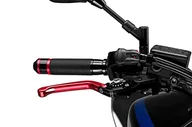 Części motocyklowe - Puig 110RP składana dźwignia hamulca ze srebrnym wyborem, czerwona - miniaturka - grafika 1