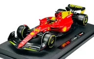 Samochody i pojazdy dla dzieci - BBURAGO 2022 FERRARI RACING F1-75 #16 CHARLES LECLERC GP ITALII + GABLOTKA 1:24 26806 - miniaturka - grafika 1