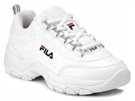 Buty sportowe damskie - Buty sportowe damskie białe Fila Strada Low 38 - miniaturka - grafika 1