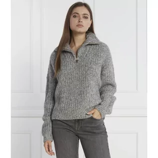 Swetry damskie - Ba&sh Wełniany sweter | Regular Fit - grafika 1