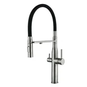 Baterie kuchenne - Bateria kuchenna WEZER LUX4-01 z podłączeniem do filtra wody - 2 rodzaje strumienia - miniaturka - grafika 1