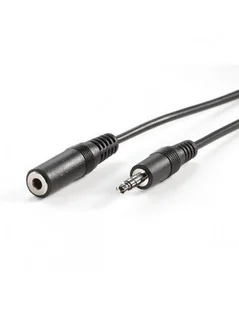 VALUE Kabel audio Jack 3.5mm przedłużacz M-F 2m - Kable - miniaturka - grafika 1