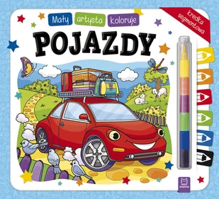 Aksjomat MAŁY ARTYSTA KOLORUJE POJAZDY praca zbiorowa - Książki edukacyjne - miniaturka - grafika 2