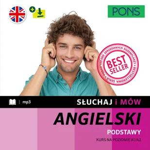 Słuchaj i mów. Angielski podstawowy. Kurs na poziomie A1/A2 - Książki do nauki języka angielskiego - miniaturka - grafika 1