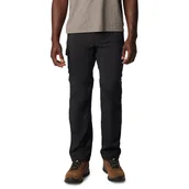 Odzież trekkingowa męska - Męskie Spodnie COLUMBIA SILVER RIDGE UTILITY CONVERTIBLE PANT 2012962010 – Czarny - miniaturka - grafika 1
