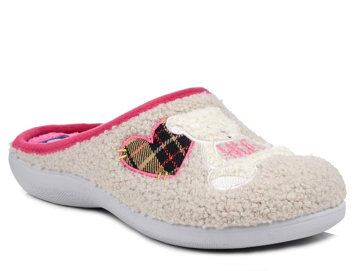 Ciepłe kapcie damskie pantofle domowe zakryte Inblu EC-95-36