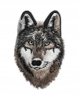 Pasmanteria - NASZYWKA TERMO HAFTOWANA NAPRASOWANKA PATCH - WILK, PIES WILCZUR, OWCZAREK - miniaturka - grafika 1