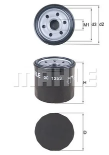 Filtr oleju Mahle OC 1253 - Filtry oleju - miniaturka - grafika 1