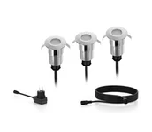 Lampy ogrodowe - Philips - ZESTAW 3x LED Oprawa wpuszczana zewnętrzna SPORE LED/1W/24/230V IP67 - miniaturka - grafika 1