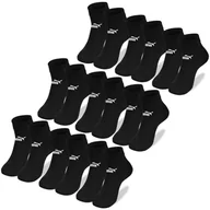 Skarpetki męskie - Puma Skarpety Męskie 3/4 Czarne 94710803 Bawełna 9 par Rozmiar 39/42 - miniaturka - grafika 1