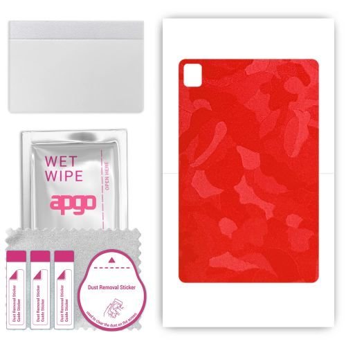 folia naklejka skórka strukturalna na TYŁ do Nokia T21 - Moro Camo Czerwony - apgo SKINS