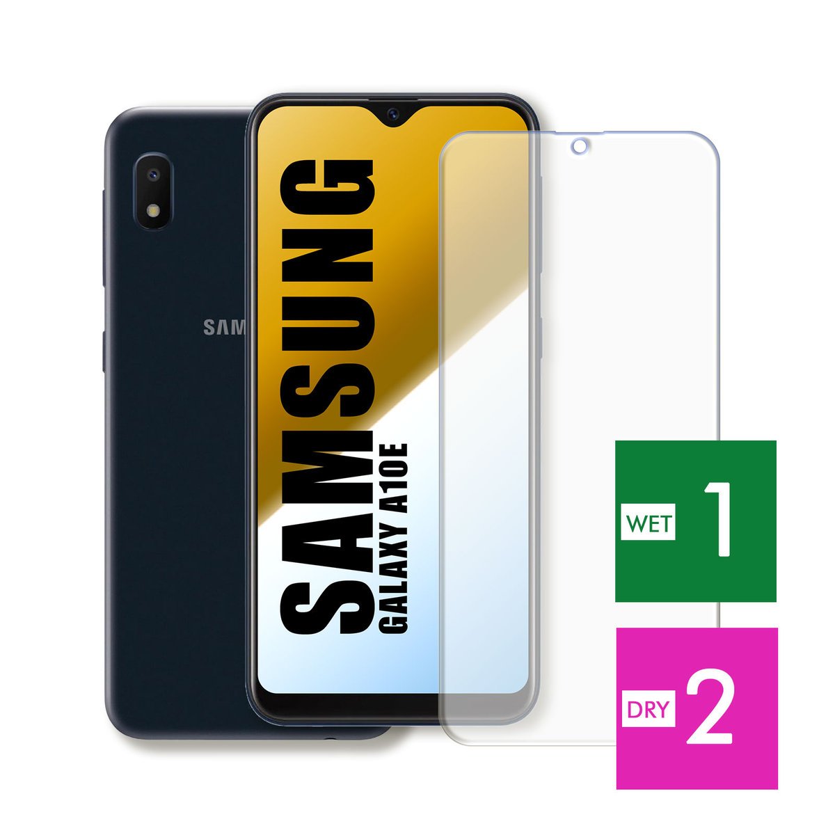 WZMOCNIONE SZKŁO DO SAMSUNG GALAXY A10E SZYBKA HARTOWANE 9H JAKOŚĆ