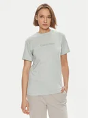 Koszulki i topy damskie - Calvin Klein T-Shirt Hero Logo K20K205448 Zielony Regular Fit - miniaturka - grafika 1