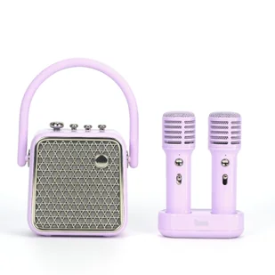 Divoom SongBird-SE Purple Głośnik BT z efektami karaoke +6 sklepów - przyjdź przetestuj lub zamów online+ - Głośniki przenośne - miniaturka - grafika 1