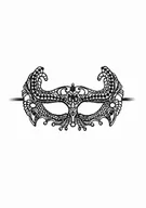 Akcesoria BDSM - Ouch! Empress Black Lace Mask Black - miniaturka - grafika 1