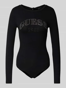Body z obszyciem kamieniami stras z logo model ‘ALEXANDRA’ - Body - miniaturka - grafika 1