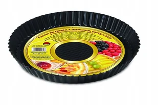 FORMA BLACHA PIECZENIA PIZZY TARTY FOREMKA TARTA 27cm - Formy do ciast - miniaturka - grafika 1