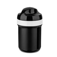 Shakery i bidony sportowe - NoName mini butelka do picia Oase 200 ml 7,5 x 9 cm czarny/biały - miniaturka - grafika 1
