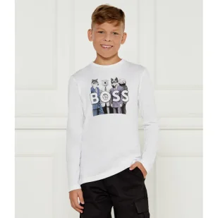 BOSS Kidswear Longsleeve | Regular Fit - Koszulki dla chłopców - miniaturka - grafika 1