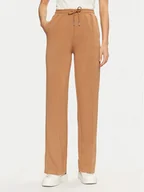 Spodnie sportowe damskie - Guess Spodnie dresowe V5RB19 KCOB2 Brązowy Regular Fit - miniaturka - grafika 1