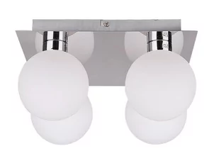 Candellux Lampa sufitowa biały klosz kula 4xG9 Oden 98-03256 98-03256 - Lampy ścienne - miniaturka - grafika 1