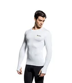 Piłka nożna - Koszulka termoaktywna z długim rękawem SELECT 6902 biała z otworem na kciuk - XXL - miniaturka - grafika 1