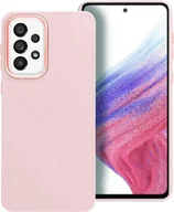 Etui i futerały do telefonów - OEM Futerał FRAME do SAMSUNG A33 5G pudrowy róż - miniaturka - grafika 1