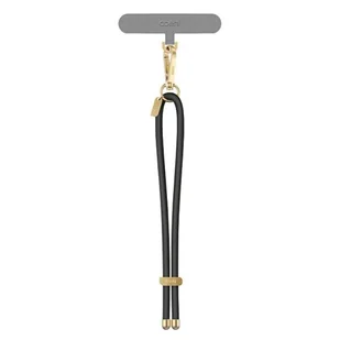 UNIQ Coehl Laurel Handstrap uniwersalnysznurek do telefonu na rękę czarny/black - Telefony stacjonarne - miniaturka - grafika 1