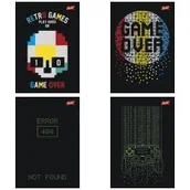 Zeszyty szkolne - St. Majewski Zeszyt okładka laminowana A5 Gamer linia 60 kartek - miniaturka - grafika 1