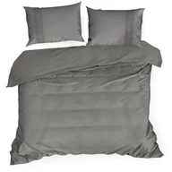 Pościel - Eurofirany Euro Firany Pościel Bawełniana 160 x 200 Lana1 Stal 1217215 - miniaturka - grafika 1