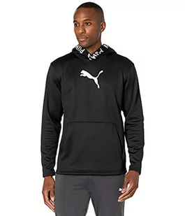 Puma Męska bluza z kapturem Train Pwr Fleece Hoodie Sweater Black XL 520893 - Bluzy męskie - miniaturka - grafika 1