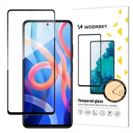 Szkła hartowane na telefon - Wozinsky super wytrzymałe szkło hartowane Full Glue na cały ekran z ramką Case Friendly Xiaomi Redmi Note 11 czarny - miniaturka - grafika 1
