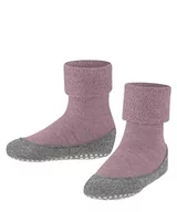 Kapcie damskie - FALKE Cosyshoe dziecięce kapcie, unisex, żywa wełna, antypoślizgowe wypustki, 1 para, czerwone (Brick 8770), 27-28, czerwony (Brick 8770), 27-28 - miniaturka - grafika 1