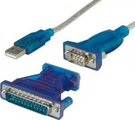 Adaptery i przejściówki - Value VALUE Kabel konwerter USB - Serial+DB9/25 Adapter - miniaturka - grafika 1