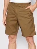 Spodenki męskie - Vans Szorty materiałowe Authentic VN0A5FJX Brązowy Relaxed Fit - miniaturka - grafika 1