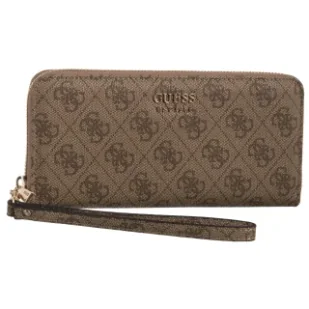 Portfel Brenton Slg Lrg Zip Around SWLG96 48146 Latte Logo (GU752-a) Guess - Portfele - miniaturka - grafika 1