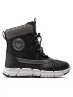 Buty dla chłopców - Geox Śniegowce J Flexyper G.B Abx A J26APA 054FU C9999 S Czarny - miniaturka - grafika 1