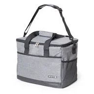 Torby i wózki na zakupy - Duża torba termiczna 26,5L idealna na piknik, zakupy, napoje i jedzenie szara Be-active.pl - miniaturka - grafika 1