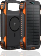 Powerbanki - Powerbank 4smarts 4smarts Solar Powerbank TitanPack UltiMag 20000mAh, schwarz - miniaturka - grafika 1