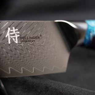 Nóż Dellinger RESIN FUTURE Santoku 170 mm [K-H189] Blue - Noże kuchenne - miniaturka - grafika 2