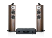 Zestawy stereo - NAD C399 (czarny) + 703 S3 (mokka) - miniaturka - grafika 1