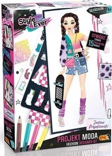Fashion designer - Zestaw PROJEKTANTKI 2 ass. - Zestaw "Stylizacja NA CO DZIEŃ" - Zabawki kreatywne - miniaturka - grafika 1