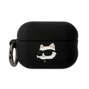 Karl Lagerfeld etui do Airpods Pro 2 KLAP2RUNCHK czarne 3D Silicone NFT Karl - Akcesoria do słuchawek - miniaturka - grafika 1