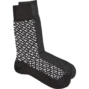 BOSS BLACK Skarpety 2-pack Monogram CC - Skarpetki męskie - miniaturka - grafika 1