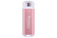 Dyski SSD - SSD USB-C 2TB EXT. PINK/TS2TESD300P TRANSCEND - miniaturka - grafika 1