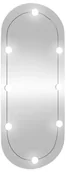 Lustra - Owalne lustro z oświetleniem LED 25x60 cm H5-E75 - miniaturka - grafika 1