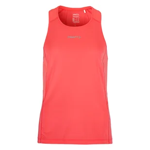 Damska koszulka bez rękawów CRAFT ADV ESSENCE SINGLET 2 W 1914796-444000 – Różowy - Koszulki i topy damskie - miniaturka - grafika 1