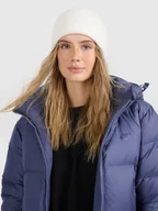 Czapki męskie - 4F Czapka beanie uniseks - biała Uniwersalny - miniaturka - grafika 1