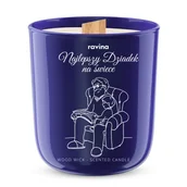 Świece - Dzień Dziadka Świeca zapachowa sojowa na prezent świeczka męskie perfumy dzień babci i dziadka RAVINA - miniaturka - grafika 1